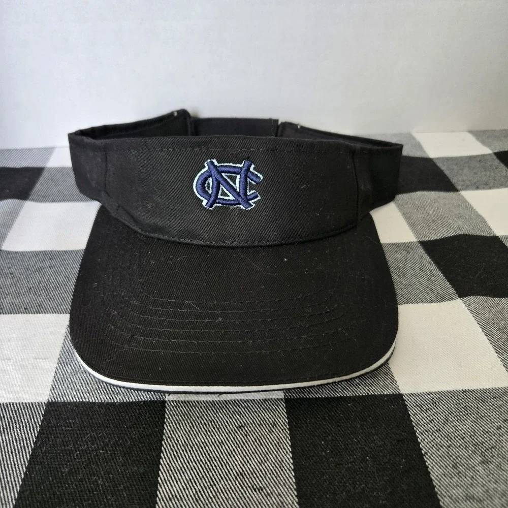 Carolina Tar Heels‎ UNC Sun Visor Cap Black Tennis Pickleball Adjustable Black